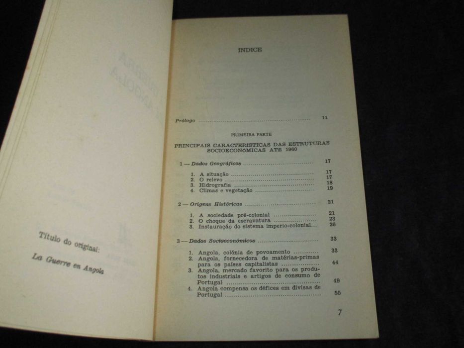Livro A Guerra em Angola Mario de Andrade Marc Ollivier