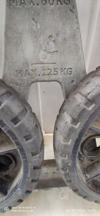 Carrinho Bosch até 120kg+Extensão 30 metros estanque /Terra