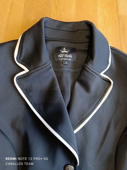S Frak jeździecki Felix Buhler granatowy, navy