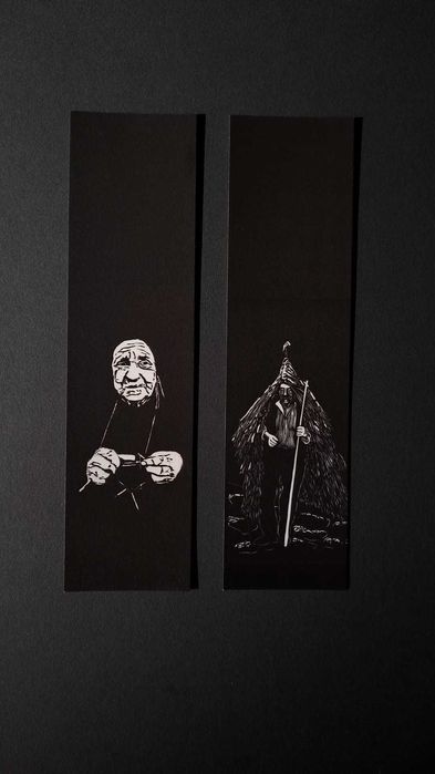 Marcadores de livro tradições Norte de Portugal Soajo - mulher e coruc