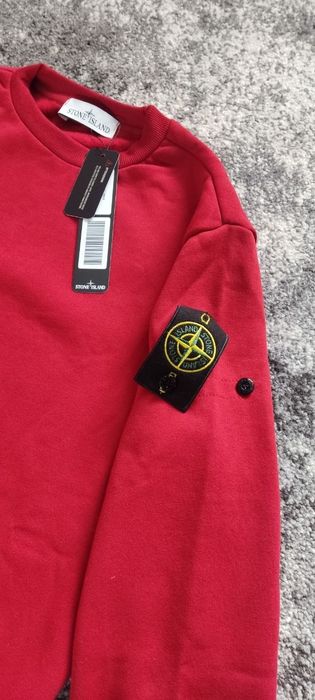 Світшот Stone island Червоний | Кофта Стон Айленд Бордовий