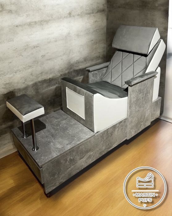 Крісло для педикюру, 3 в 1 Для нарощування вій, работу с бровами.