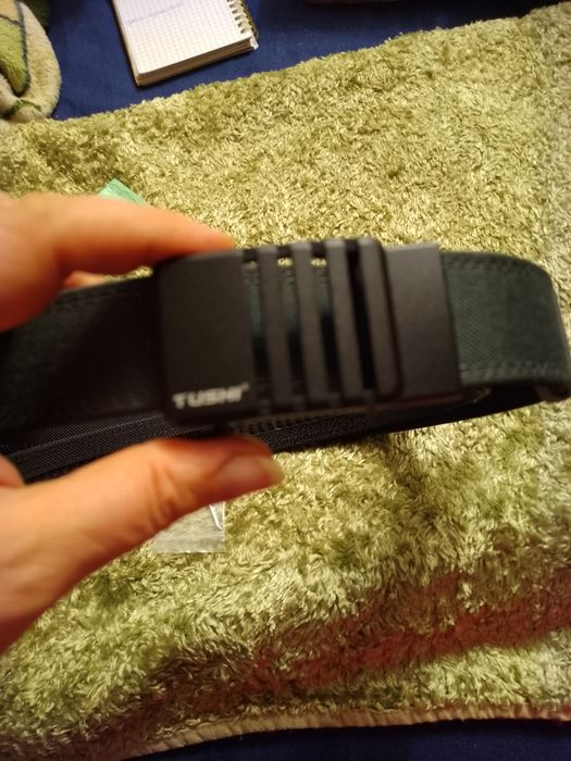 Чоловічий тактичний ремінь з металевою пряжкою