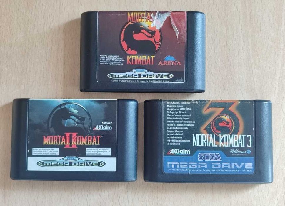 Trilogia Mortal Kombat para Mega Drive (Sega Genesis)
