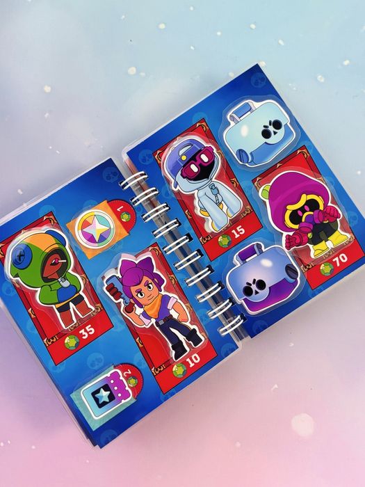 Альбом на липучках brawl stars