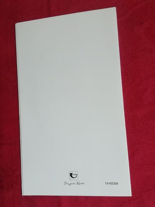 Postal de Páscoa, alemão