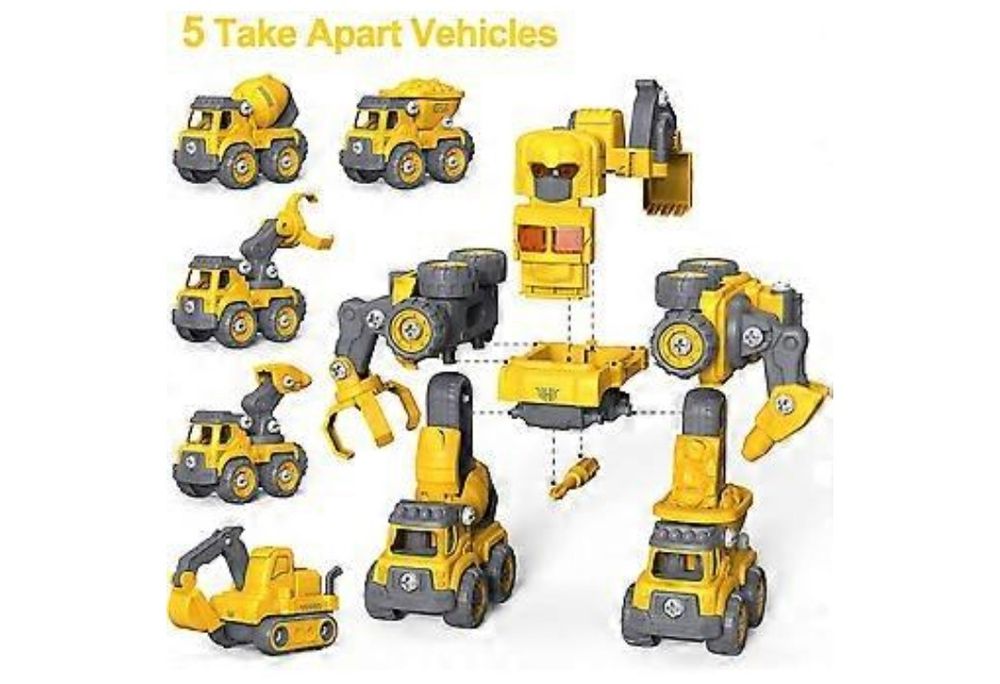Zabawka Lexibook  ROBOTRUCK DIY 5-w-1 ROBOT kombinowany pojazd budowla