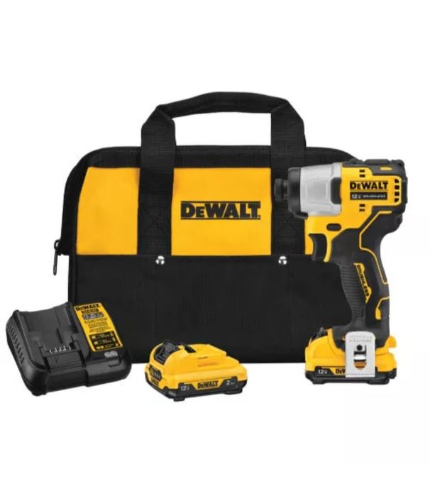 Ударний шуруповерт-гайковерт імпакт DEWALT DCF801 12V MAX із США