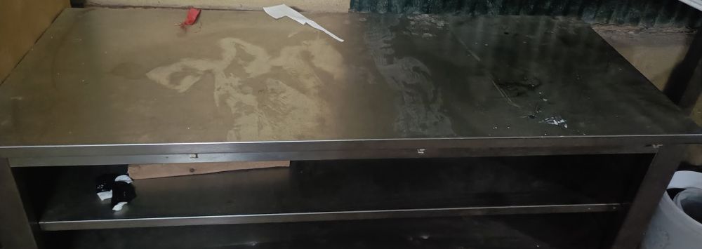 Bancada inox  em muito bom estado