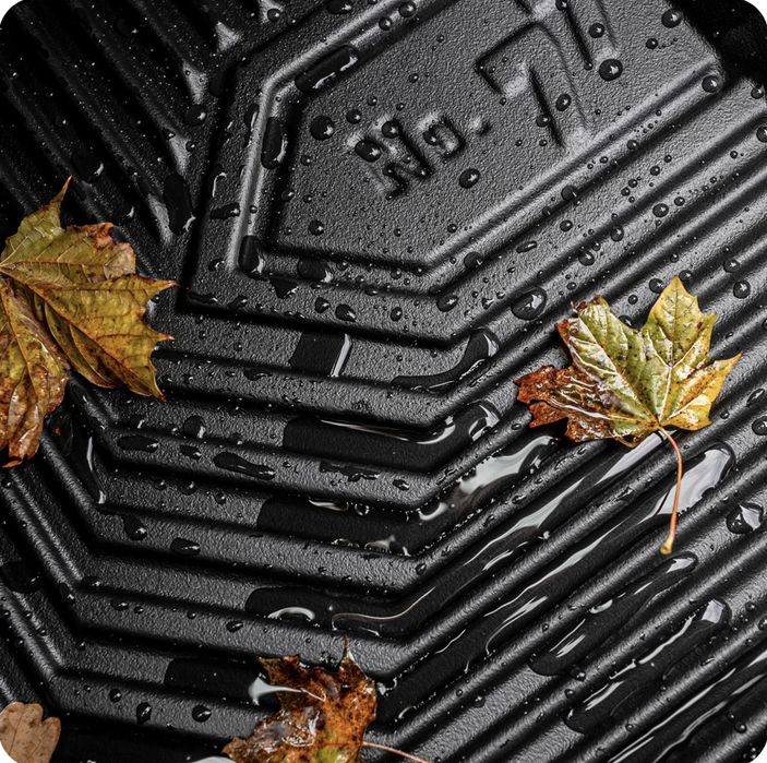 Conjunto de tapetes em borracha