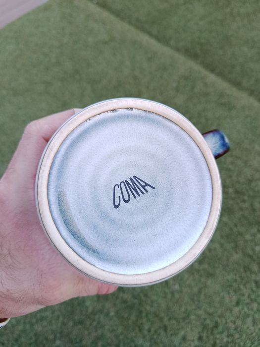 Caneca cerâmica COMA | Ceramic mug artesanal azul/preta509712746687375362