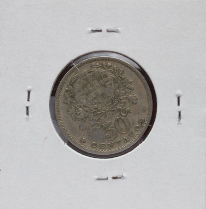 Moeda 50 Centavos República Portuguesa 1930