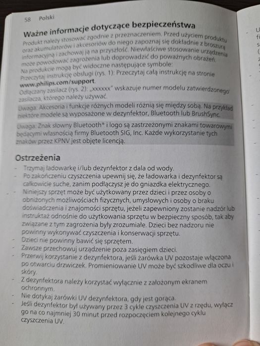 Soniczna szczoteczka do zębów na akumulator Philips 3+