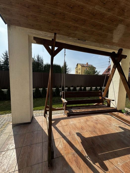 Качеля садова деревяна