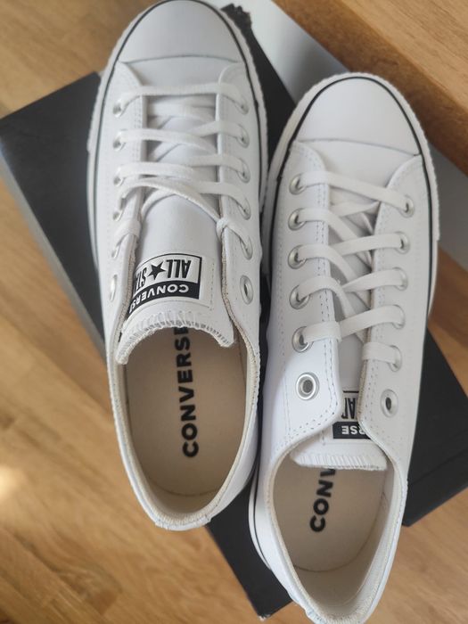 Buty Converse Chuck Taylor nowe białe skóra 38 all Star