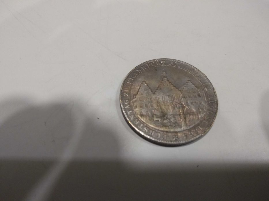 Dobra moneta kolekcjonerska - 1 talar 1863 Frankfurt (M177)