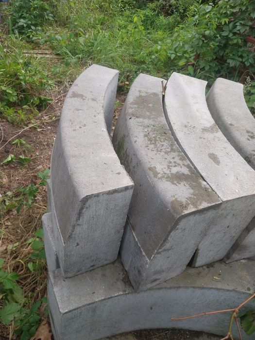 Krawężniki betonowe łuki wysokie