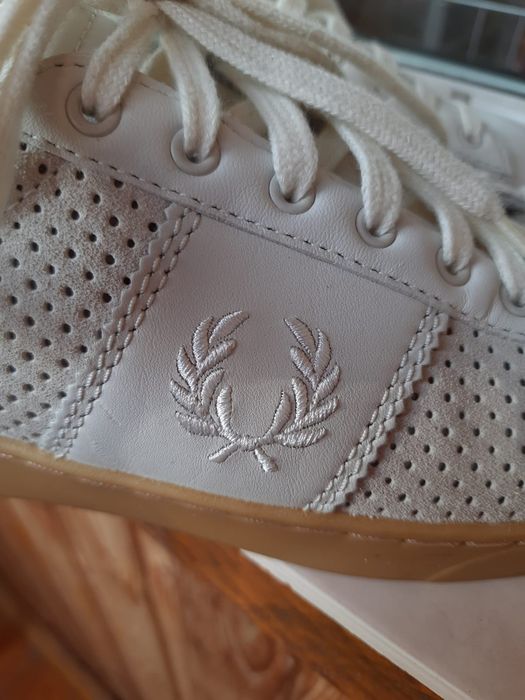 мужские кеды Fred Perry Spencer Perforated Leather