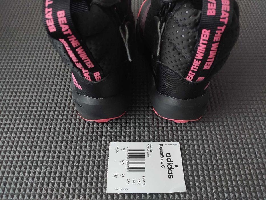 Чобітки черевики для дівчинки Adidas RapidaSnow, EU 28