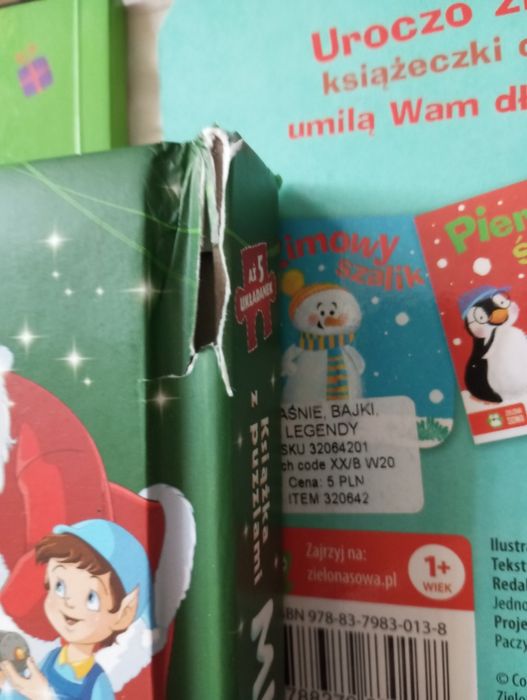 Zestaw książek święta Mikołaj 2 z puzzlami