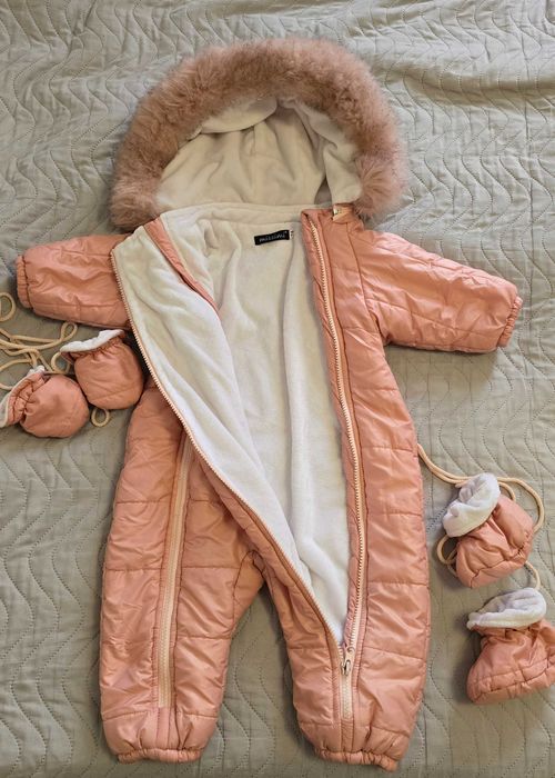 Kombinezon dla dziewczynki 74 Missimi + czapka