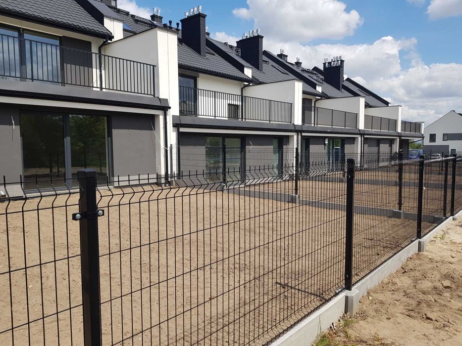 Ogrodzenie panelowe WIŚNIOWSKI 123cm 4mm OC+RAL podmurówka 74zł/mb