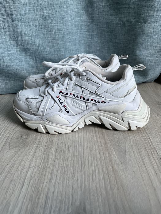 Buty Fila 39 sneakersy białe sportowe