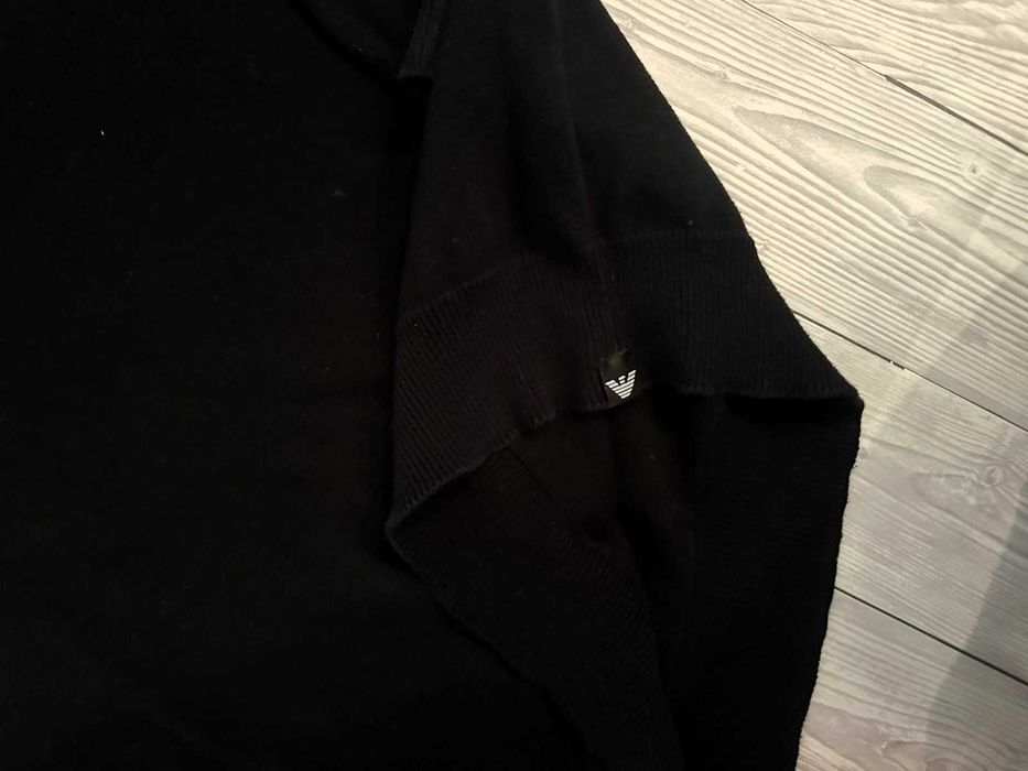 Синий мягкий мужской свитер Punisher каратель с черепом