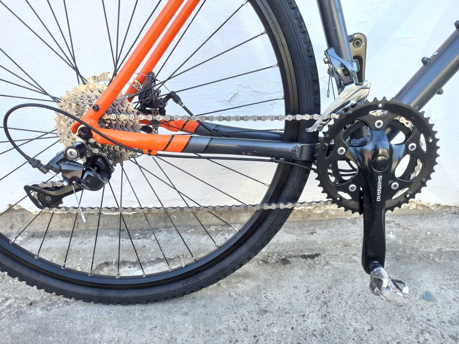 Rower gravel przełaj White GX Lite koła 28 tarczówki  na 160-180 cm