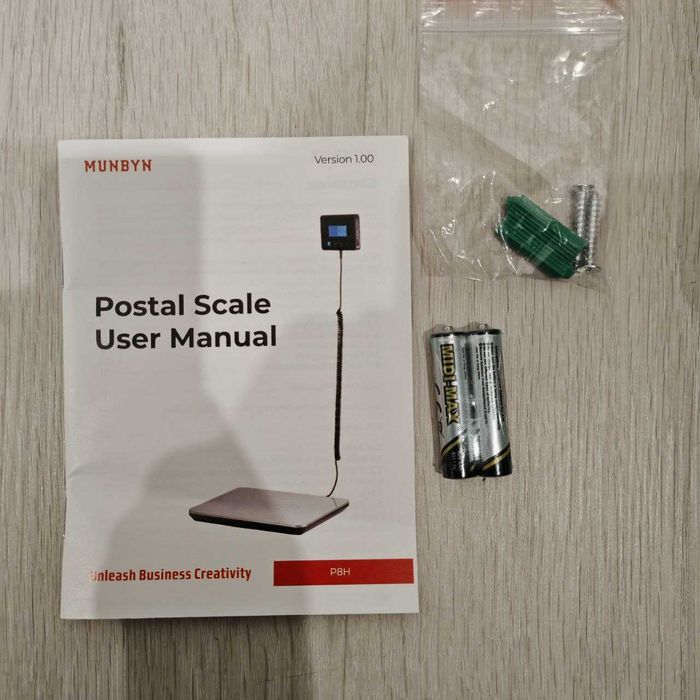 Ваги KUAIVO 200 кг точність 10 г з LCD дисплеєм для складу