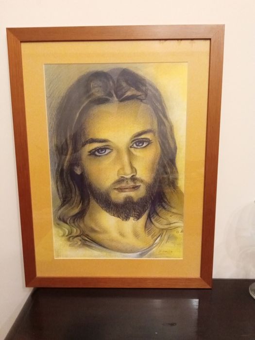 Retrato de Cristo a cores