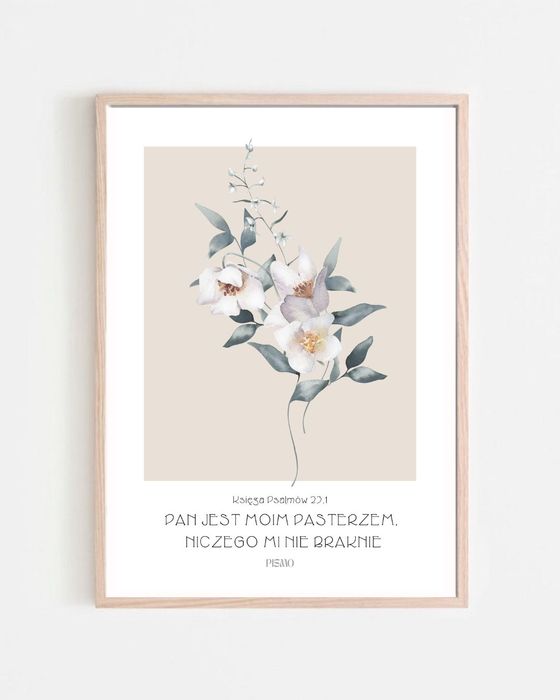 Plakat Botaniczny Zestaw 3 x 30x40cm