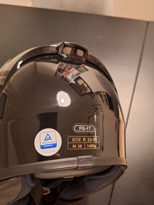 Capacete HJC FG 17 preto tamanho 58