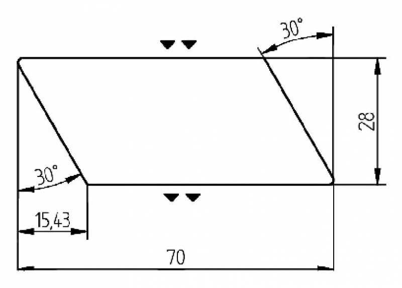 DESKA Elewacyjna Romb 28X70 KLASA AB Świerk Skandynawski