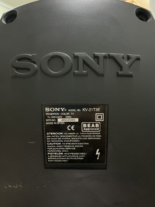 TV Sony modelo KV-21T3E