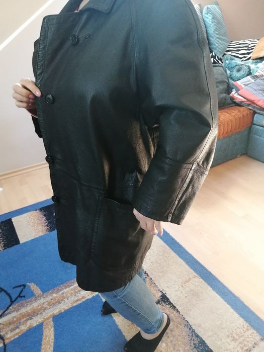 Ładna Duża Kurtka skóra naturalna 4XL