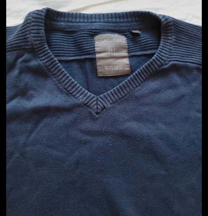 Granatowy sweter C&A Angelo Litrico (rozm. L)
