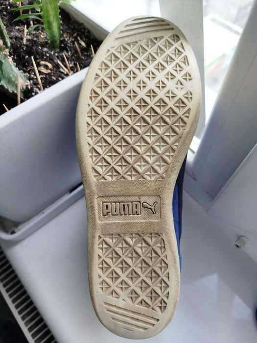 Кеди PUMA високі 38 39 кросівки замш черевики осінь. Розвантажую шафу.
