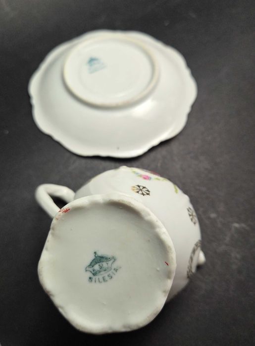 Środek stołu Parowa Kuno Steinmann dzbanek mlecznik cukiernica