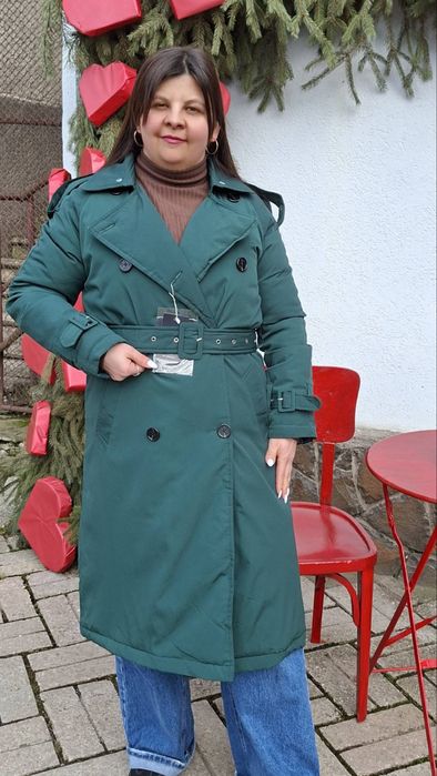 Тренч смарагдовий