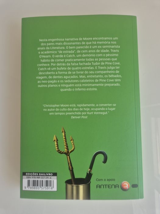 Livro NOVO "Guia Prático para cuidar de Demónios" de Christopher Moore