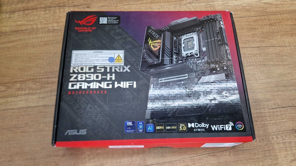 Płyta główna ASUS ROG STRIX Z890-H GAMING WIFI box gwarancja nr 531961