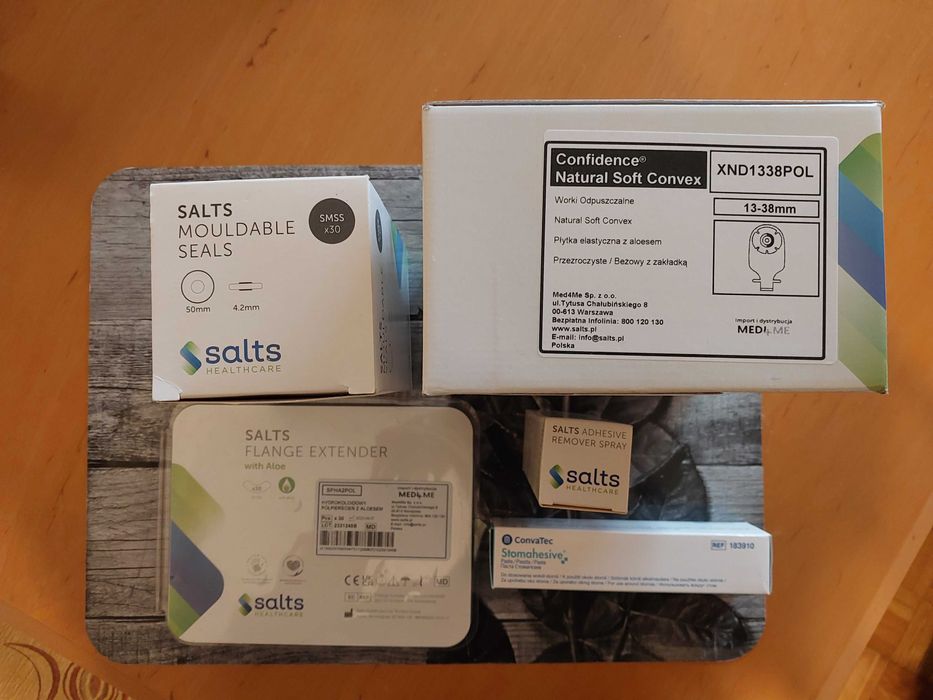 Sprzęt stomijny firmy Salts