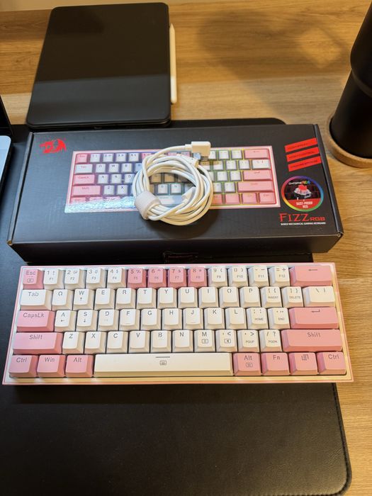 Redragon Fizz RGB – wysokiej jakości klawiatura mechaniczna jak nowa