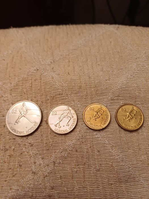 Moedas Comemorativas escudos "Mundial Hóquei 1982