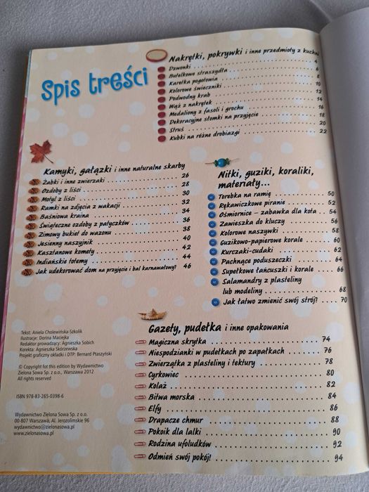 Wszystko co można zrobić z modeliny, plasteliny, koralików.Cholewińska