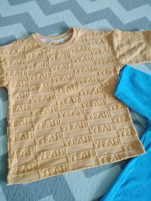 2x Reserved t-shirt koszulki frota frote zestaw komplet 146cm