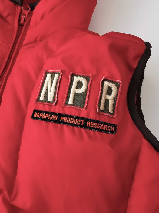 Napapijri kamizelka czerwona puch nat. S