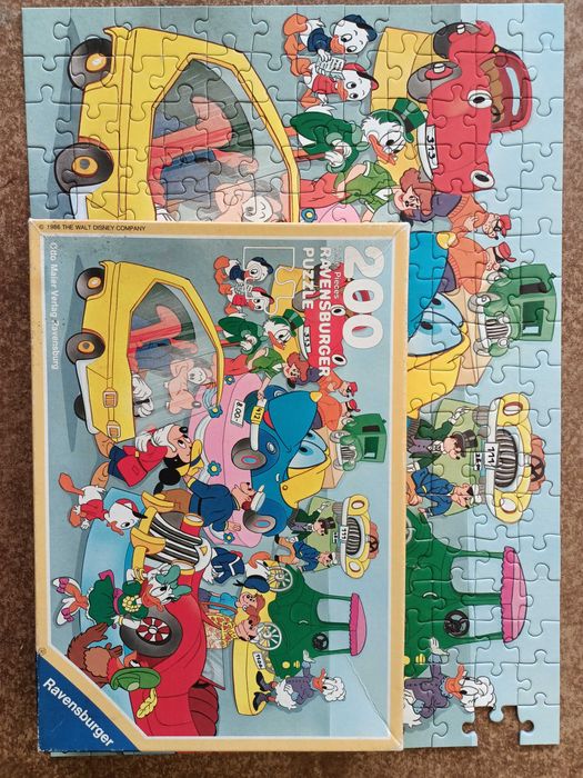 Puzzle Ravensburger Disney z roku 1986
