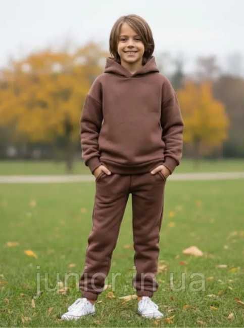 Утеплений спортивний костюм для хлопчика для дівчинки 134-158р.